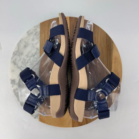 VIONIC 5 Rest Candace Women's Navy Orthotic Backstrap Sport Comfort Sandals - Picture 7 of 14